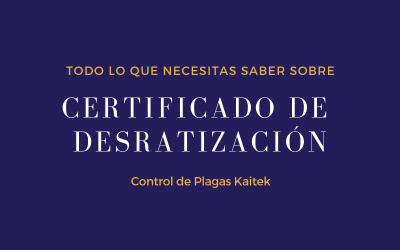 ¿Como obtener el certificado de desratización para demolición?